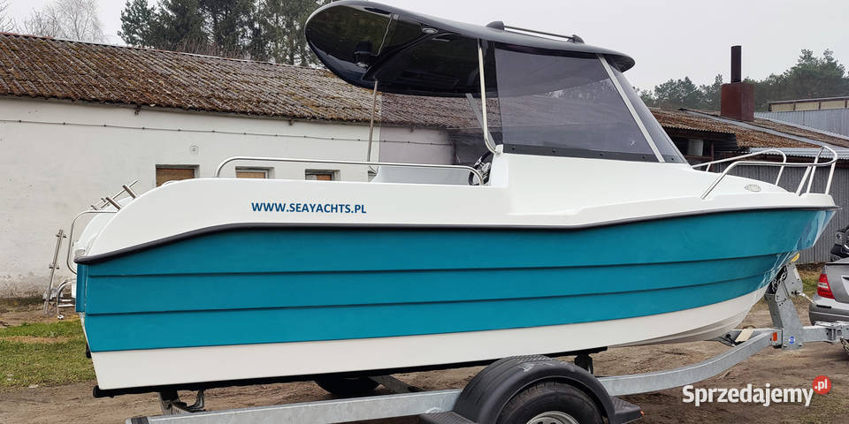 ŁÓDZ MOTOROWA KABINOWA 540 PILOTHOUSE NOWA Łodzie i motorówki Wrocław sprzedam