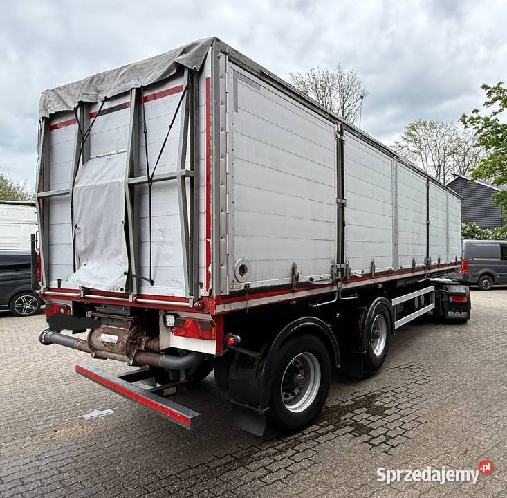 Naczepa z wydmuchem dmuchawa Heitling do paszy 18000kg Warszawa sprzedam