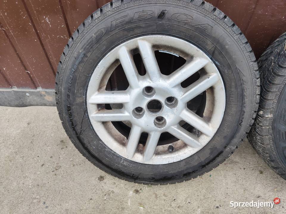 Felgi 14 4x100 et37 opony 18565r14 Dębica z opla lubelskie Terebiń