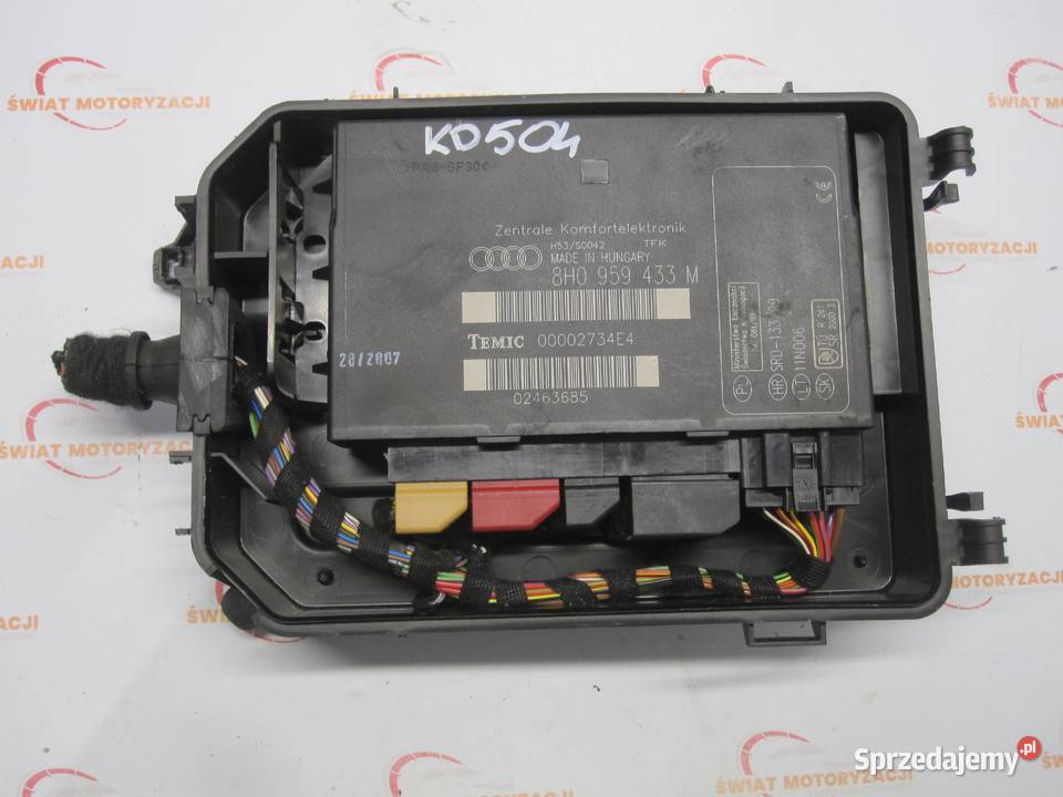 AUDI A4 B7 08r moduł komfortu 8H0959433M