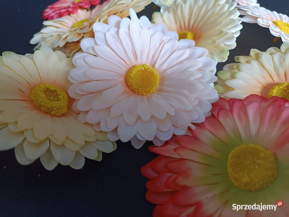 kwiaty sztuczne GERBERA VIP 2023 różne kolory Siewierz