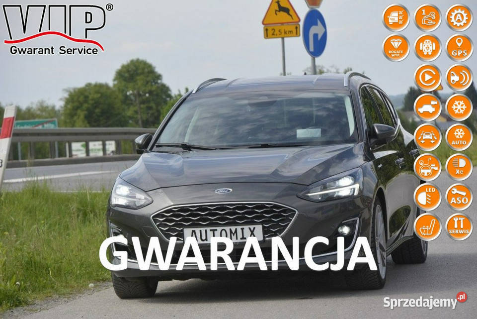 Ford Focus 15EcoBlue doinwestowany Vignale skóra garażowany Focus