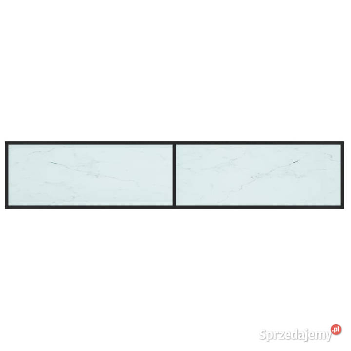 Szafka pod TV biały marmur 200x40x405 szkło mazowieckie Warszawa