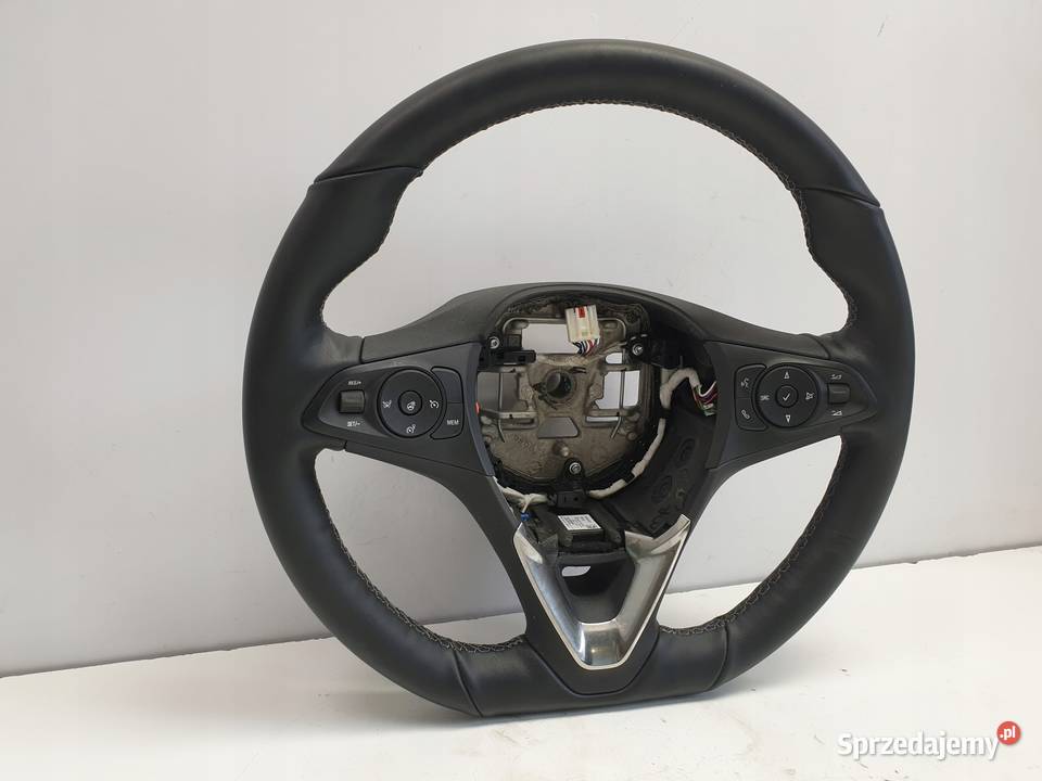 Opel Corsa F SKÓRZANA KIEROWNICA Multifunkcyjna Rudka