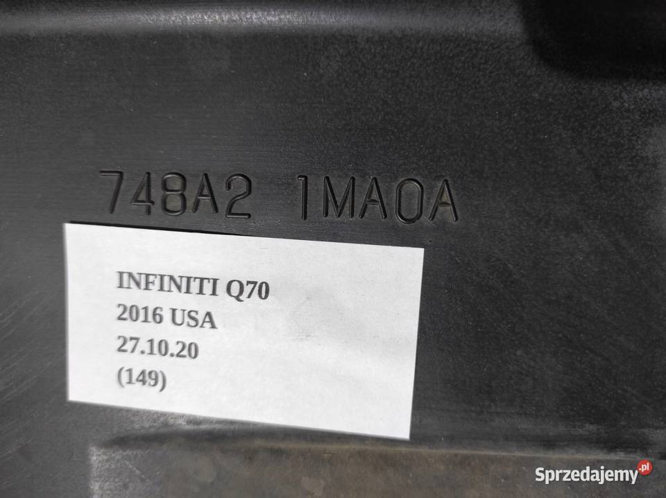 OSŁONA PODWOZIA TYLNA INFINITI Q70 M35 M37 M56 wielkopolskie
