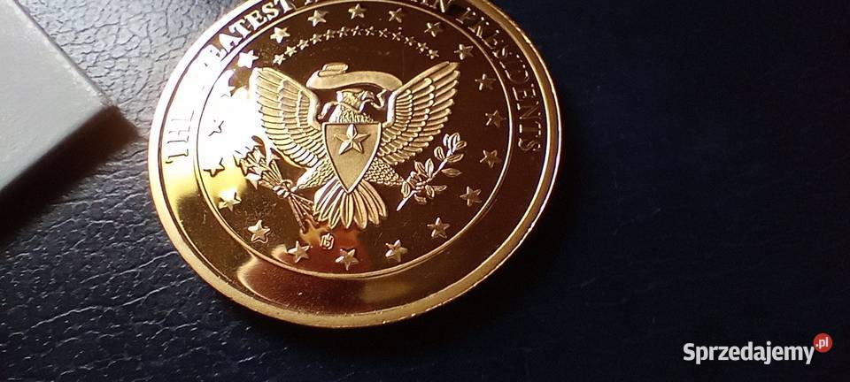 Stare monety Medal USA 222 podkarpackie Lesko