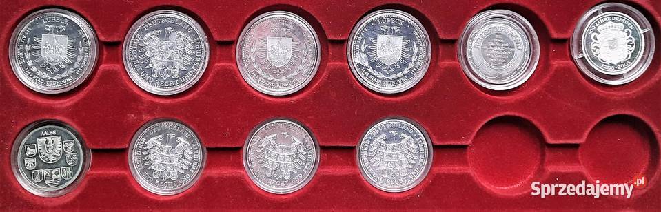 Zestaw Numizmatów I 14 sztuk Gliwice