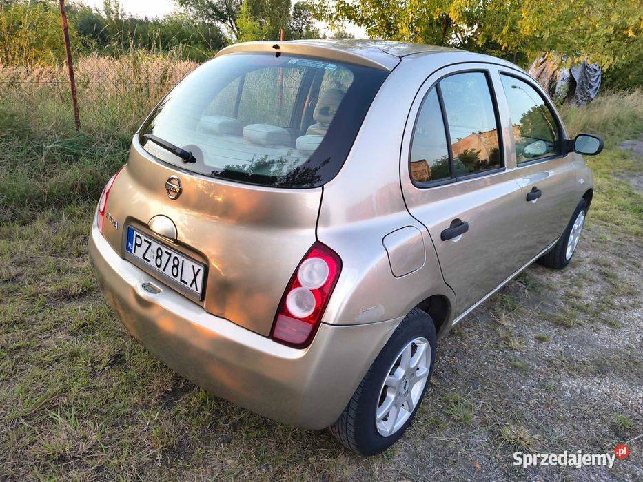 Nissan Micra K12 12 benzyna Rok produkcji 2004 Gniezno