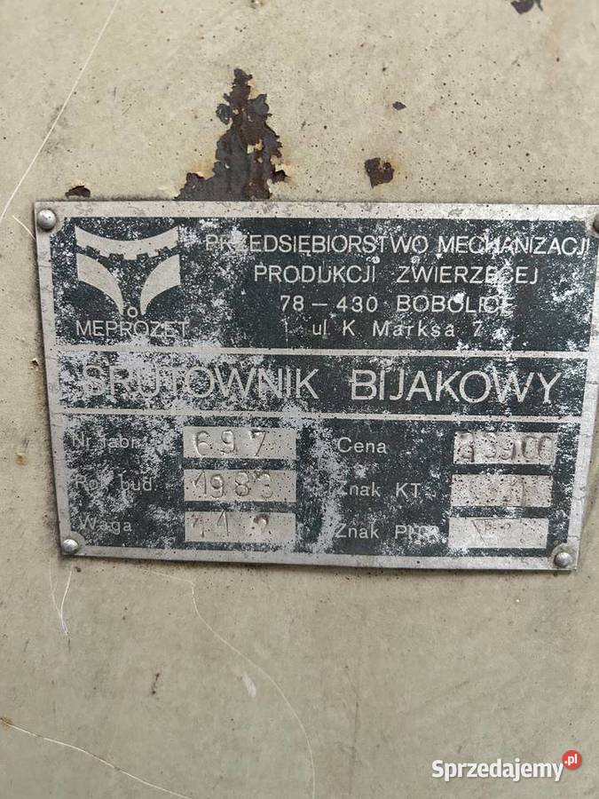 Śrutownik bijakowy 75Kw wielkopolskie Daszewice
