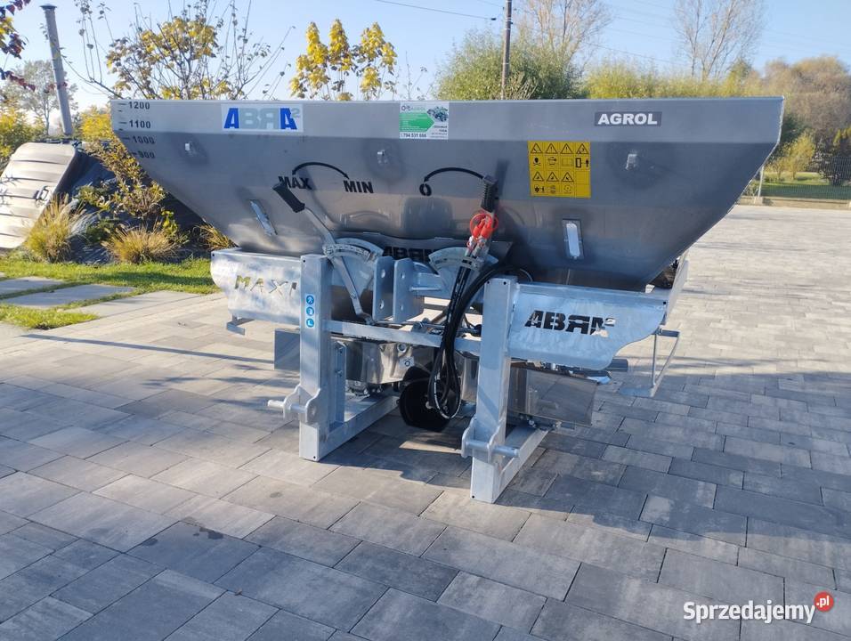 Rozsiewacz nawozów Maxi Abra 1200 l dwutarczowy świętokrzyskie Sandomierz