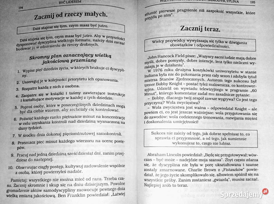Być liderem Czyli przewodzić innym John C Pozostałe Chełm