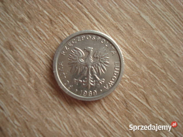 Moneta 2 z 1989 r i 1 1989 r Bądkowo