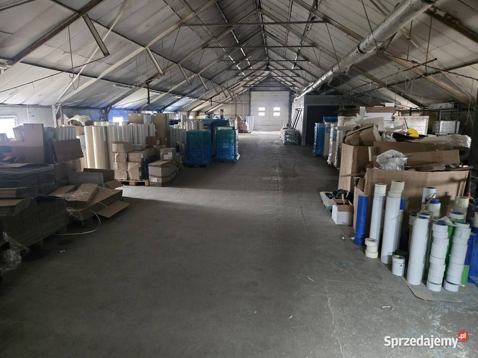 Wynajmę halę magazynową 55x12 Laryszów sprzedam
