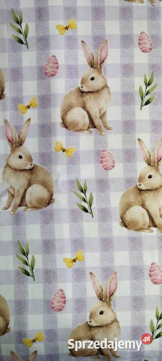 Obrus świąteczny wielkanocny duży 150x260 nowy Bolesławiec