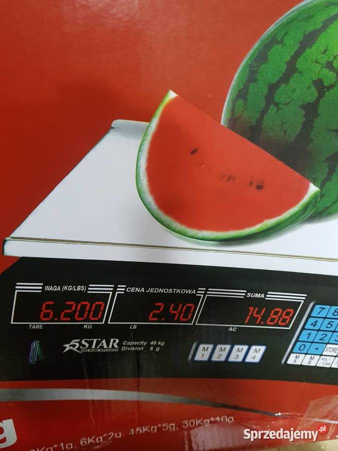 ELEKTRONICZNA WAGA SKLEPOWA LCD KALKULACYJNA 40 Głogowa