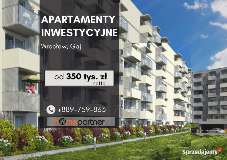 Mieszkanie Wrocław 2832m2 1pokojowe