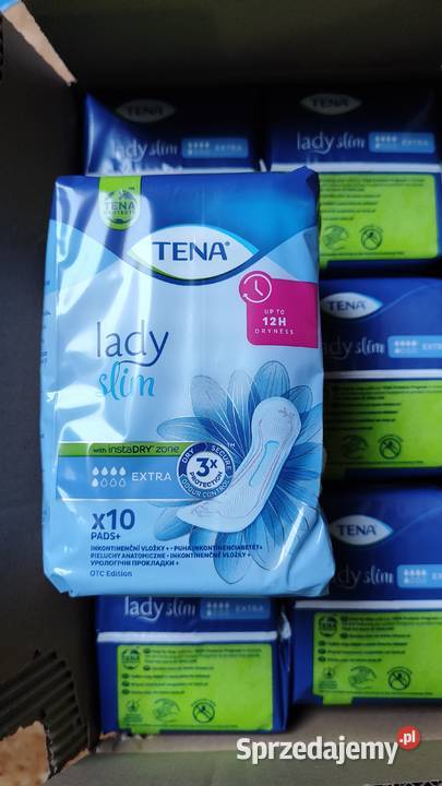 Wkładki anatomiczne kobiet TENA Lady Slim 10