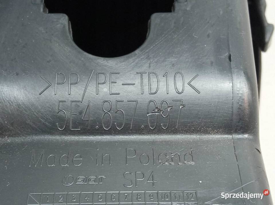 SCHOWEK PRAWY PASAŻERA DESKI EU 5E4857097 Skoda świętokrzyskie sprzedam