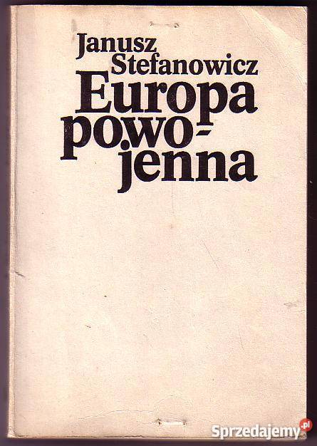 7804 EUROPA POWOJENNA JANUSZ STEFANOWICZ