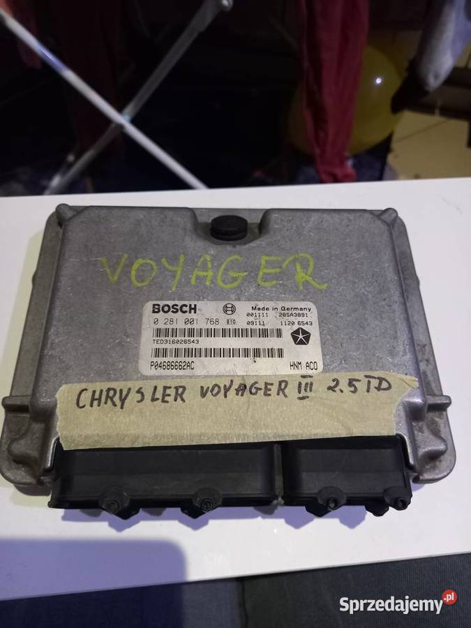 Komputer chrysler Voyager III 25 TD 0281001768 osobowe Margonin