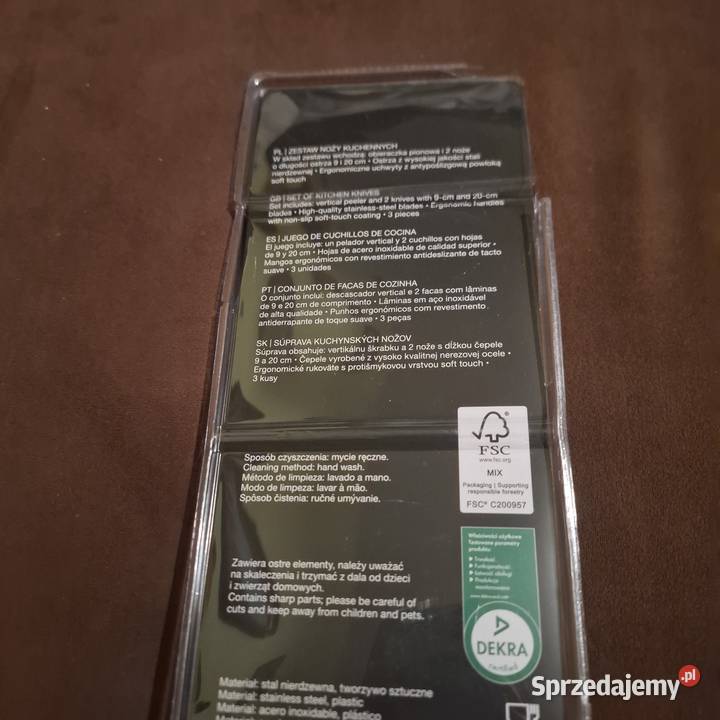 Zestaw noży kuchennych SMUKEE Home 3 elementy 2 dolnośląskie sprzedam