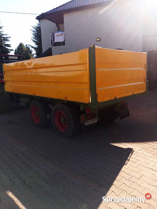 Przyczepa SAM tandem Plechówka