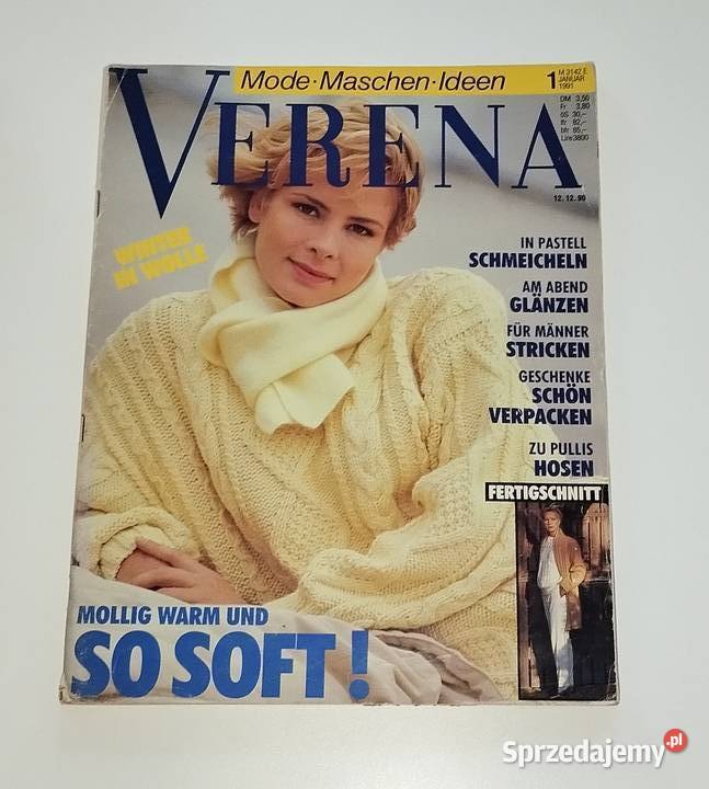 Burda Verenarobótki na drutach robótki ręczne Warszawa sprzedam