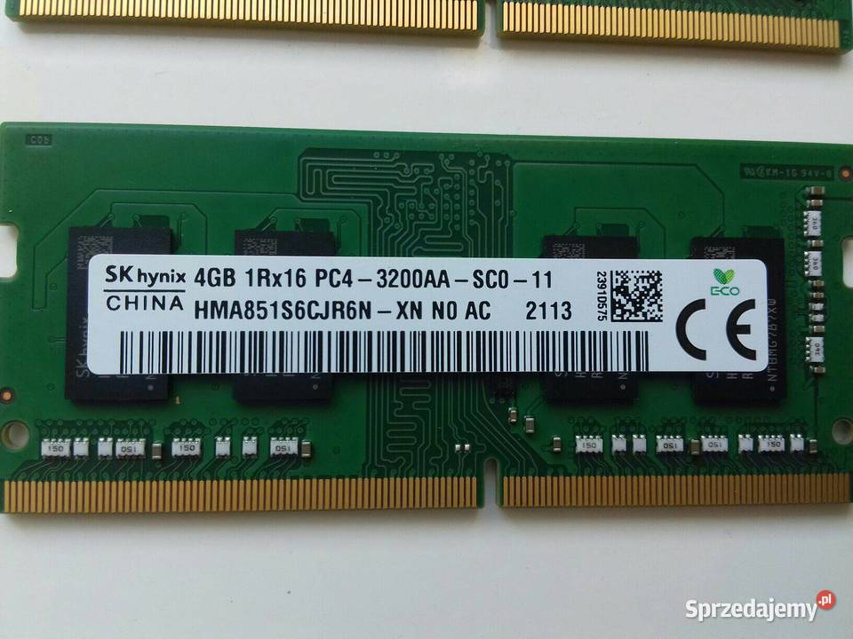 SK hynix DDR4 2x4GB 8GB PC4 3200AA RAM laptopowy Bydgoszcz