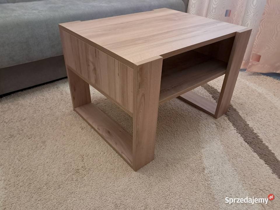 Stolik kawowy w kształcie ławki Mroków