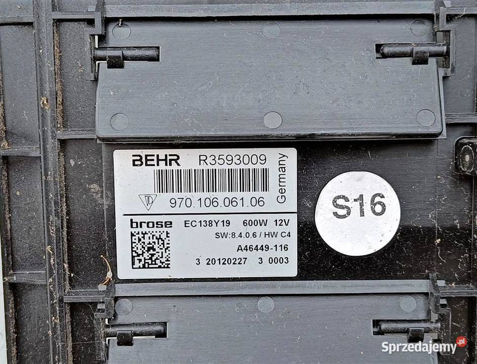 PORSCHE PANAMERA 970 WENTYLATOR CHŁODNICY zachodniopomorskie sprzedam