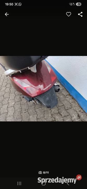 Skuter Honda Pantheon 125 nieuszkodzony Sosnowica
