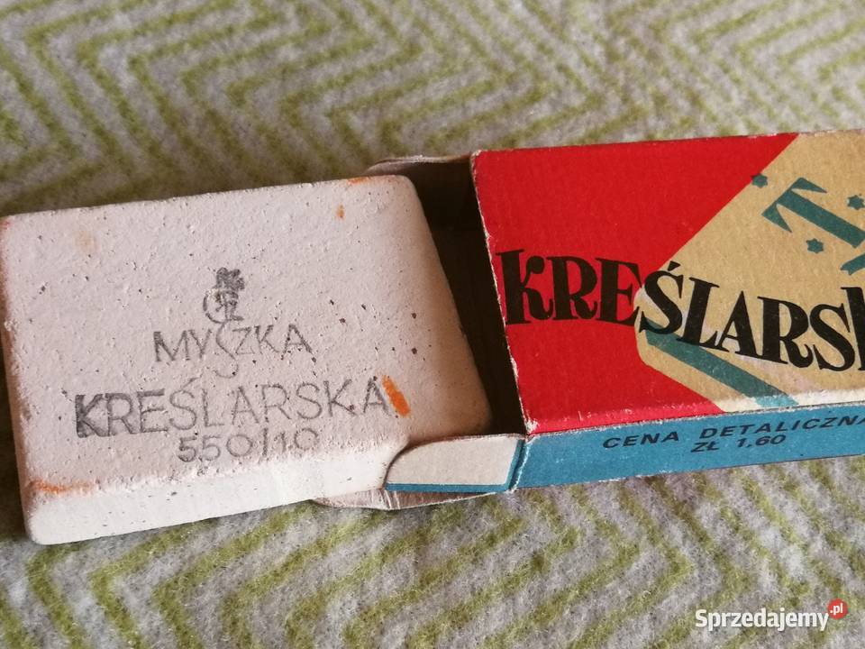 Gumka Myszka Kreślarska temperówka Zestaw Szczecin sprzedam