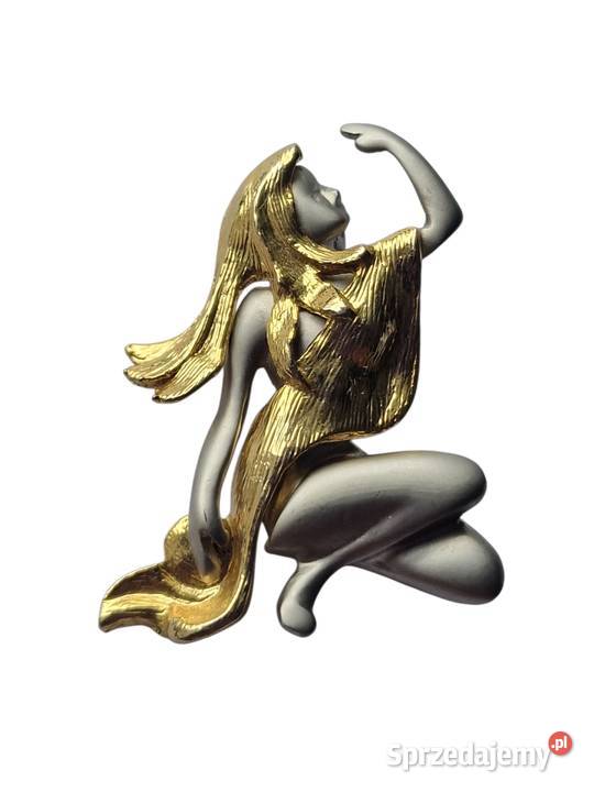 VINTAGE BROSZKA ZNAK ZODIAKU PANNA VIRGO STYL Częstochowa
