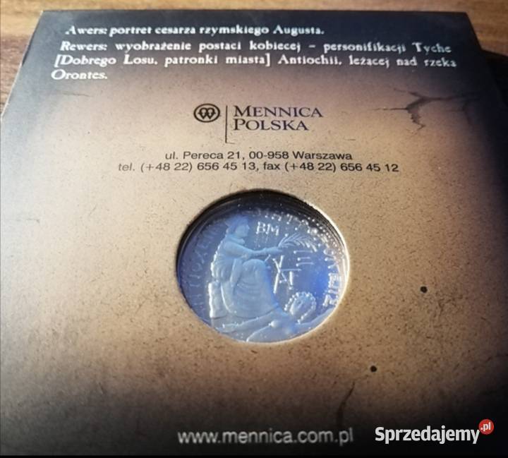 STATER Antiochii Syryjskiej seria Monety opolskie Opole