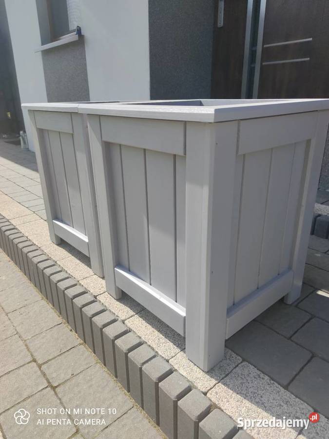 Donica drewniana ogrodowa Meble ogrodowe Zduńska Wola