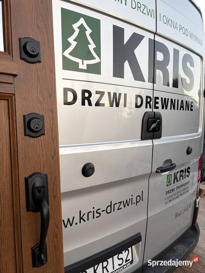 drzwi dostępnje ręki złoty dąb klamka schlage Zielonka