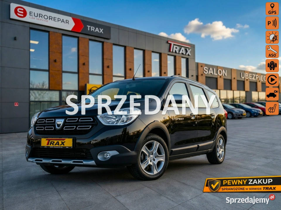 Dacia Lodgy 13 Tce 130 STEPWAY Niski przebieg Łódź