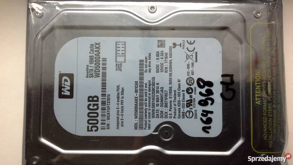 Dyski HDD Western Digital różne rodzaje Zabrze