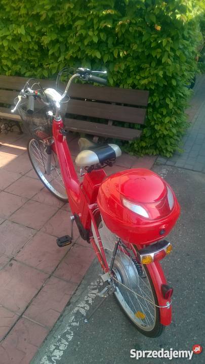 sprzedam rower elektryczny z małym przebiegiem podlaskie Łomża