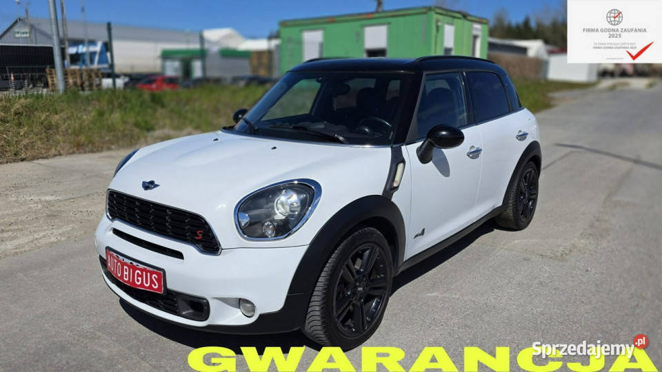 Mini Cooper S ALL4 xsenon navi zarejestrowany reflektory ksenonowe Lębork sprzedam