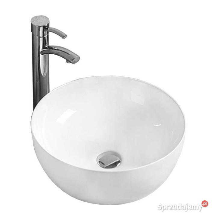 Umywalka Ceramiczna Nablatowa okrągła 40x40 podlaskie Choroszcz