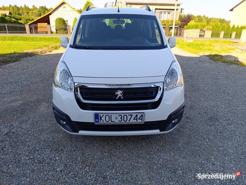 Peugeot Partner II Tepee 16 BlueHDi 100 wer 7 centralny zamek Wolbrom