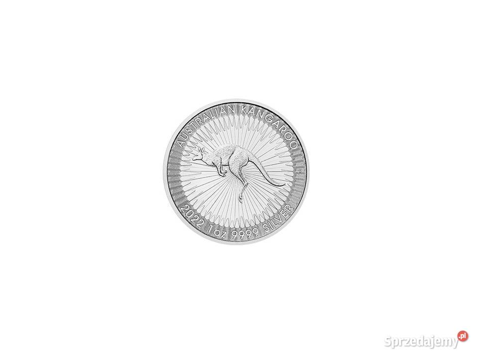 Australijski Kangur 2020 moneta srebrna 1 uncja pomorskie Rumia