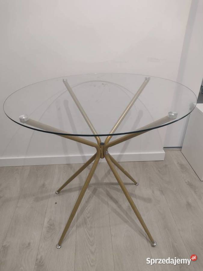 Elegancki szklany stolik sprzedam