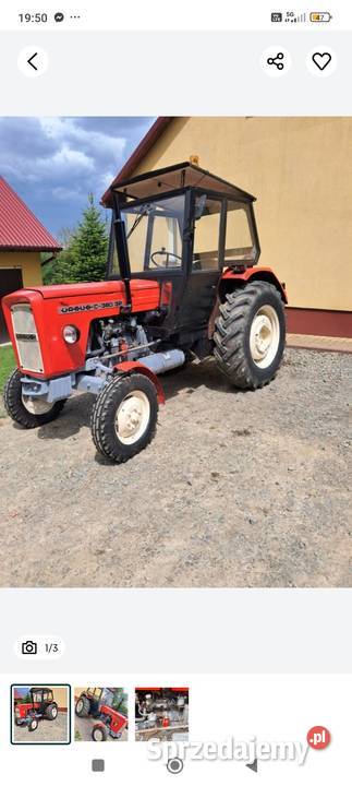 Ursus c360 3 p Perkins zarejestrowany Przemyśl