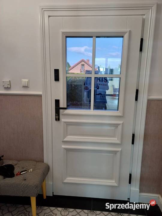 Drzwi wejściowe zewnętrzne drewniane Bielsko-Biała
