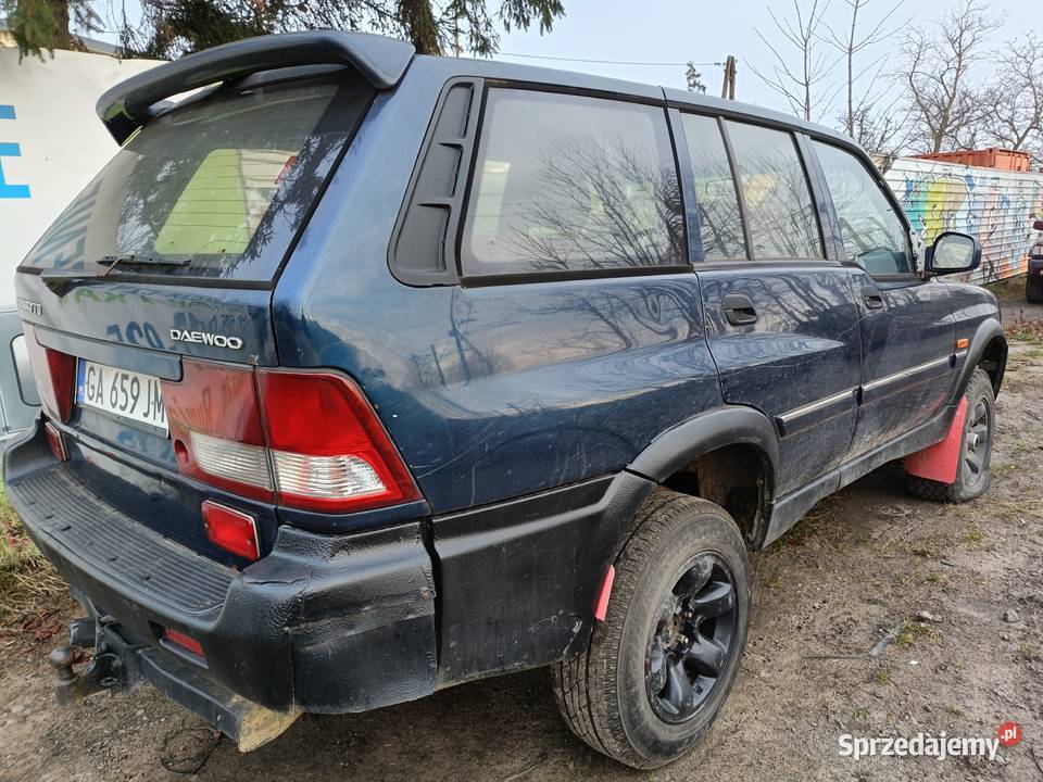 Ssangyong Musso 29td OFFROAD 4x4 Daewoo Musso Gdynia