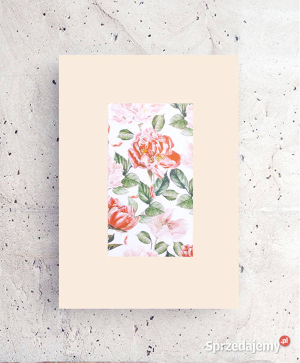 vintage obrazek A4 kwiaty plakat retrokwiatki wielokolorowy Szczecin sprzedam