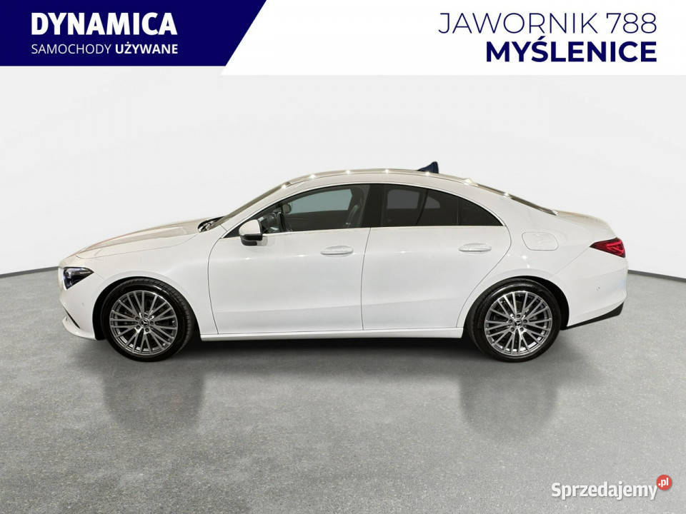 Mercedes CLA 200 VAT 23 13T 163 DCT 2022 r salon biały Mercedes-Benz Myślenice