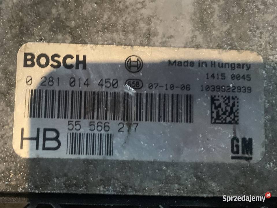 55566277 komputer sterownik silnika opel vectra Szczecin